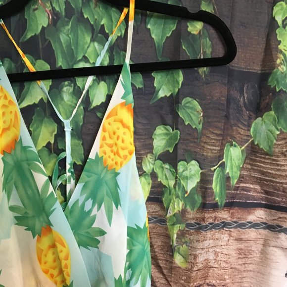 Pants - 🍍Pineapple Razor Back Shorts Romper